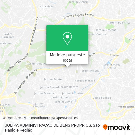 JOLIPA ADMINISTRACAO DE BENS PROPRIOS mapa