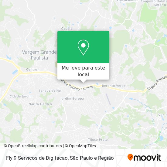 Fly 9 Servicos de Digitacao mapa