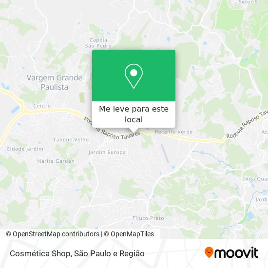 Cosmética Shop mapa