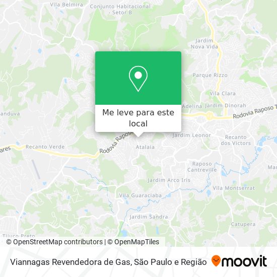 Viannagas Revendedora de Gas mapa