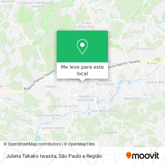 Julieta Takako Iwasita mapa