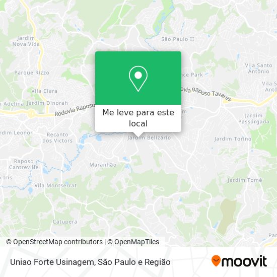 Uniao Forte Usinagem mapa