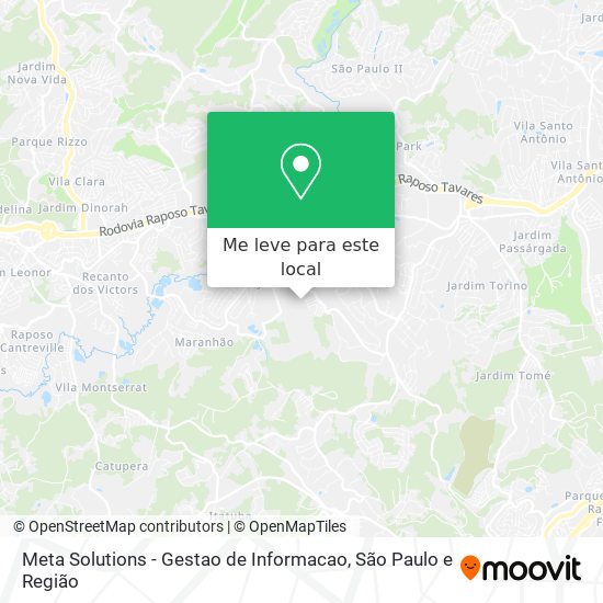 Meta Solutions - Gestao de Informacao mapa