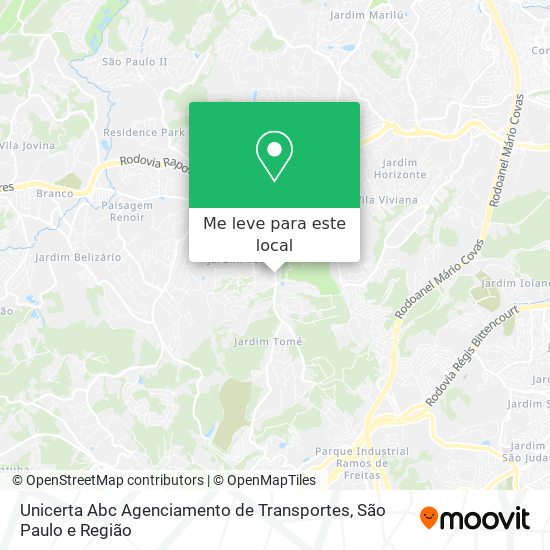 Unicerta Abc Agenciamento de Transportes mapa