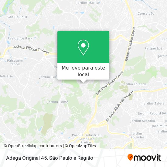 Adega Original 45 mapa