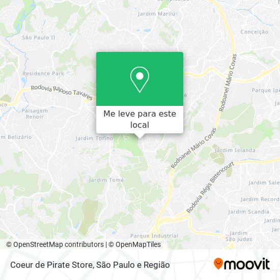 Coeur de Pirate Store mapa