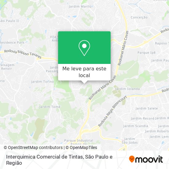 Interquimica Comercial de Tintas mapa