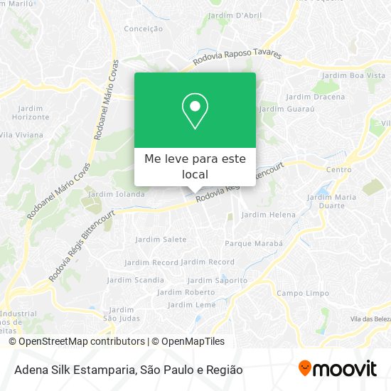 Adena Silk Estamparia mapa