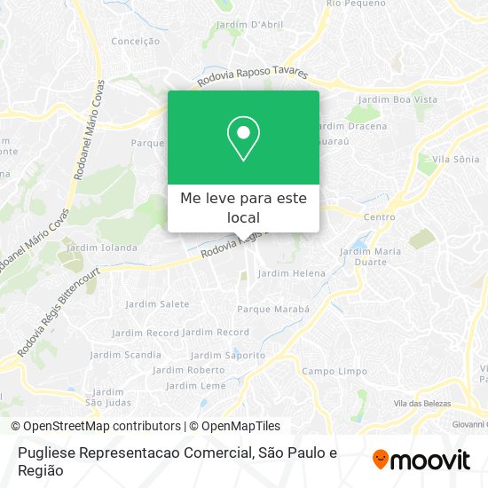 Pugliese Representacao Comercial mapa