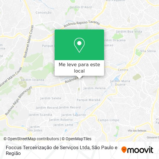 Foccus Terceirização de Serviços Ltda mapa