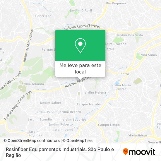 Resinfiber Equipamentos Industriais mapa