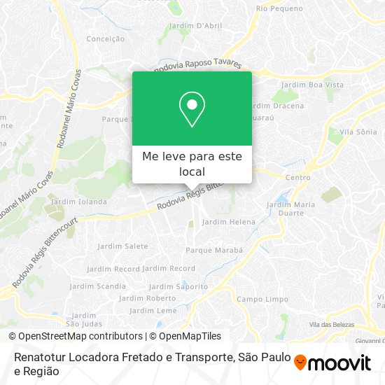 Renatotur Locadora Fretado e Transporte mapa