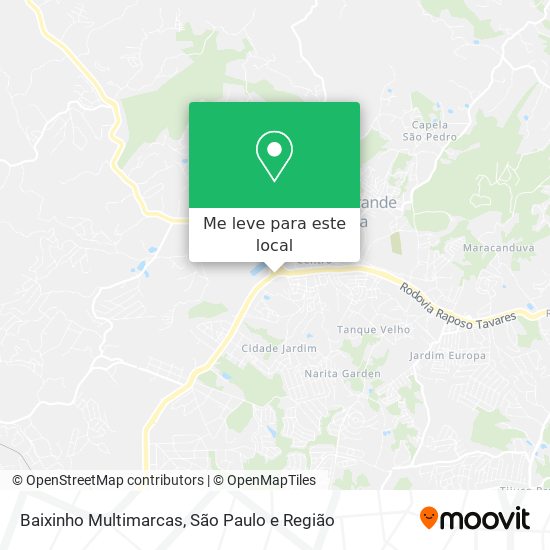 Baixinho Multimarcas mapa