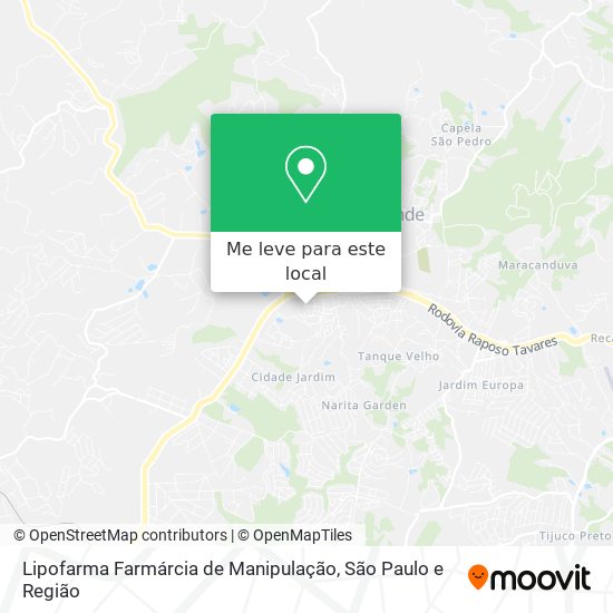 Lipofarma Farmárcia de Manipulação mapa