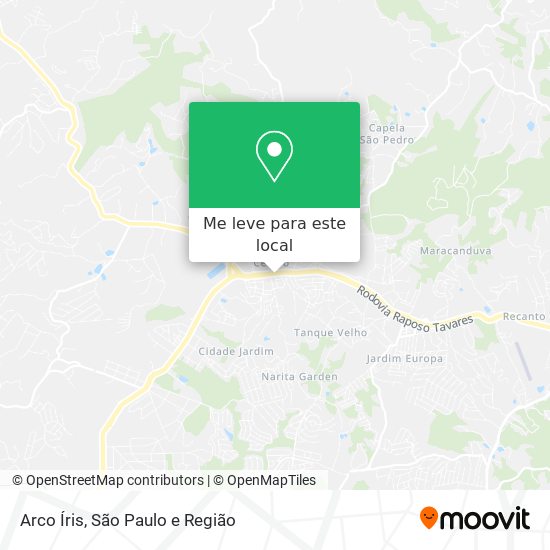 Arco Íris mapa