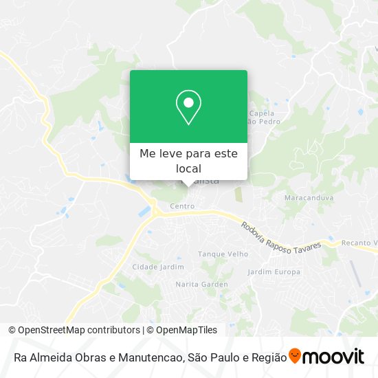 Ra Almeida Obras e Manutencao mapa