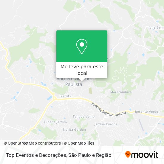 Top Eventos e Decorações mapa