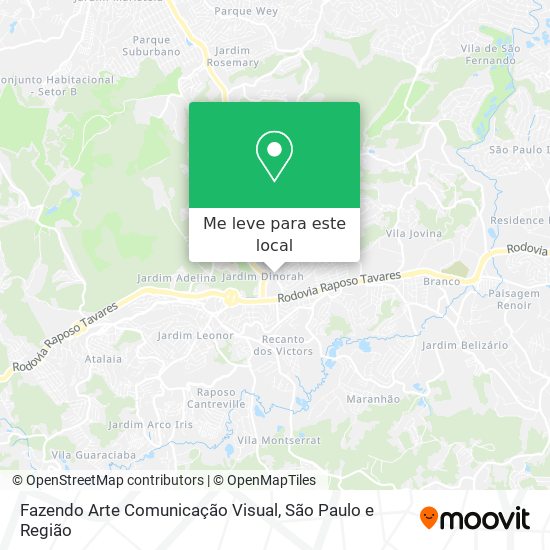 Fazendo Arte Comunicação Visual mapa