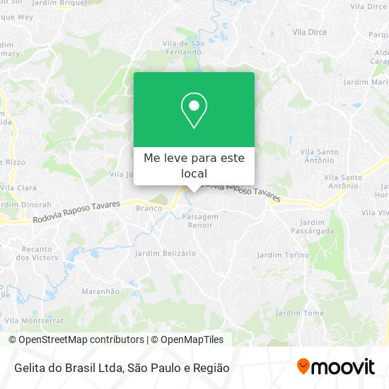 Gelita do Brasil Ltda mapa