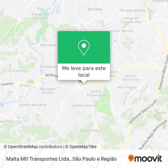 Malta Mtl Transportes Ltda. mapa