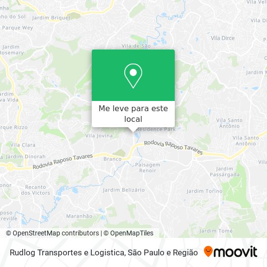 Rudlog Transportes e Logistica mapa