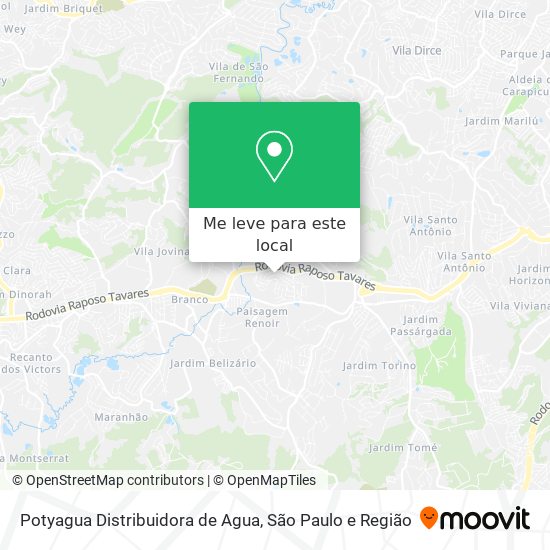 Potyagua Distribuidora de Agua mapa