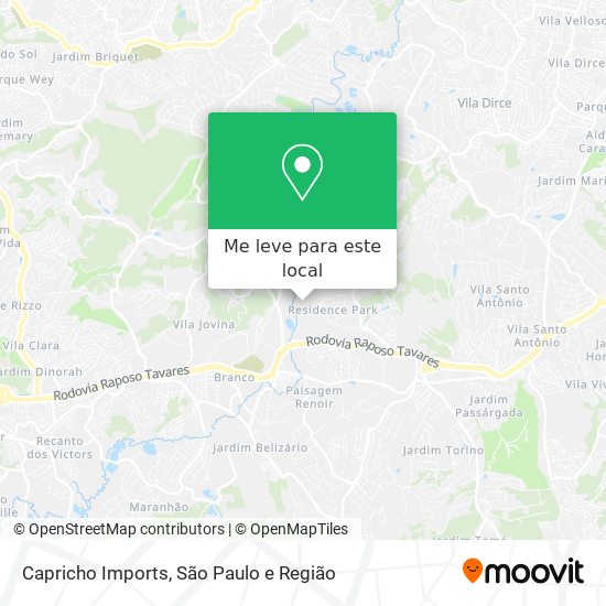 Capricho Imports mapa
