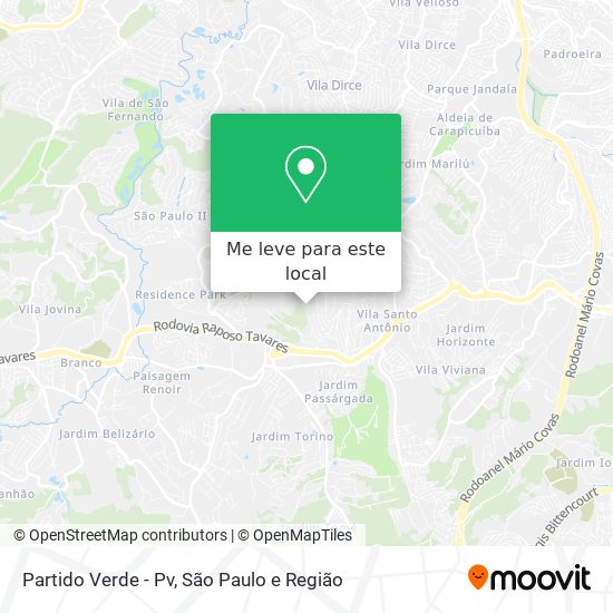 Partido Verde - Pv mapa