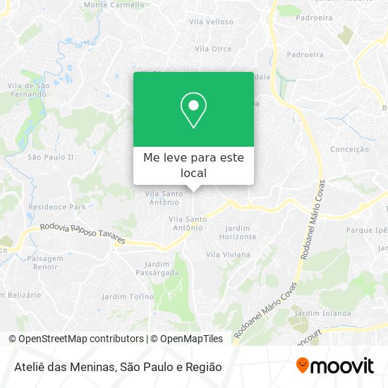 Ateliê das Meninas mapa
