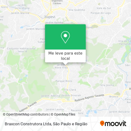 Braxcon Construtora Ltda mapa