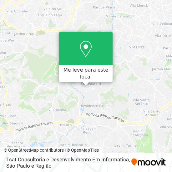 Tsat Consultoria e Desenvolvimento Em Informatica mapa