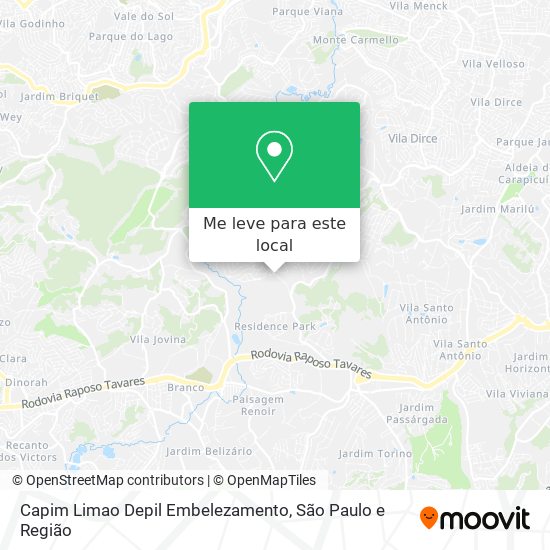 Capim Limao Depil Embelezamento mapa