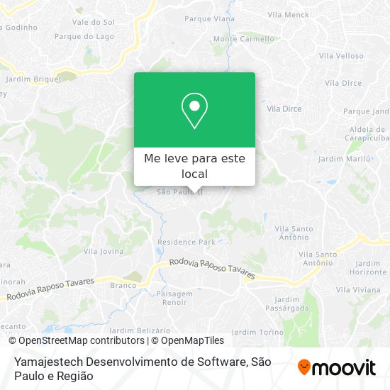 Yamajestech Desenvolvimento de Software mapa