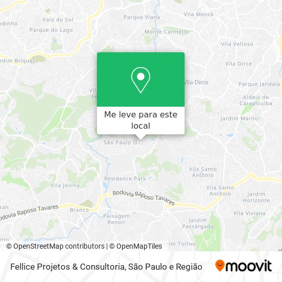 Fellice Projetos & Consultoria mapa