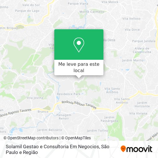 Solamil Gestao e Consultoria Em Negocios mapa