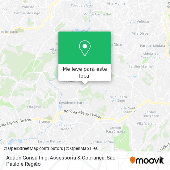 Action Consulting, Assessoria & Cobrança mapa