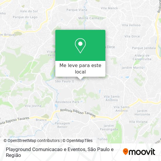 Playground Comunicacao e Eventos mapa