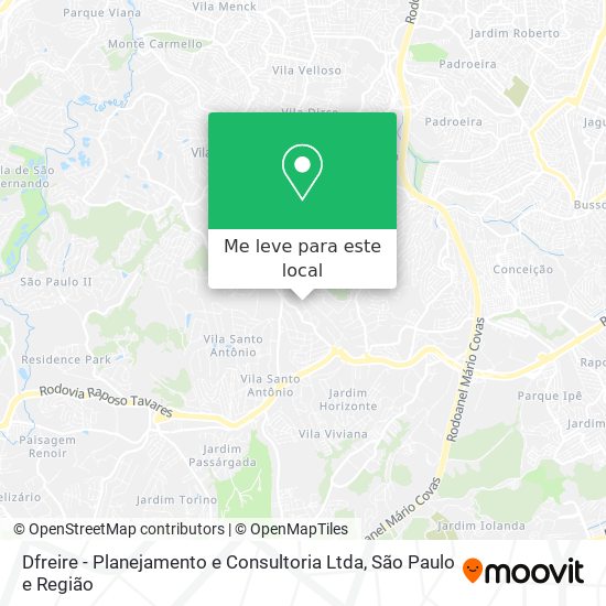 Dfreire - Planejamento e Consultoria Ltda mapa
