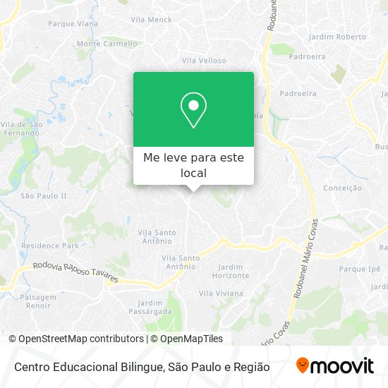 Centro Educacional Bilingue mapa