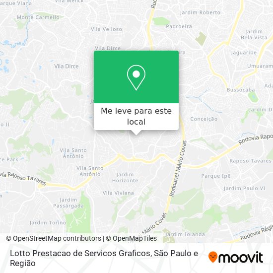 Lotto Prestacao de Servicos Graficos mapa