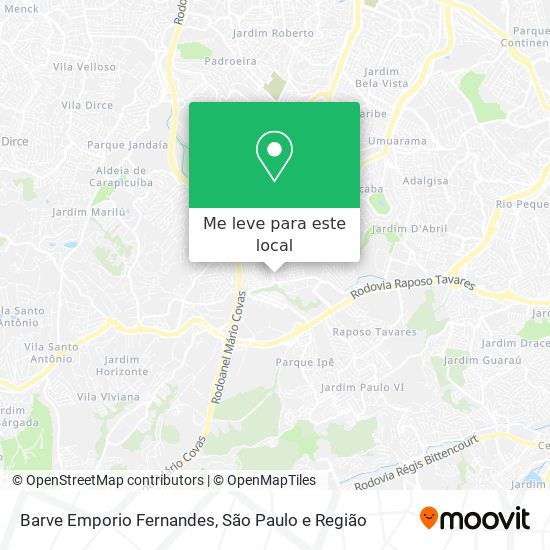 Barve Emporio Fernandes mapa