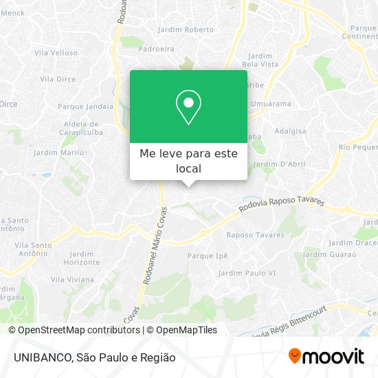 UNIBANCO mapa