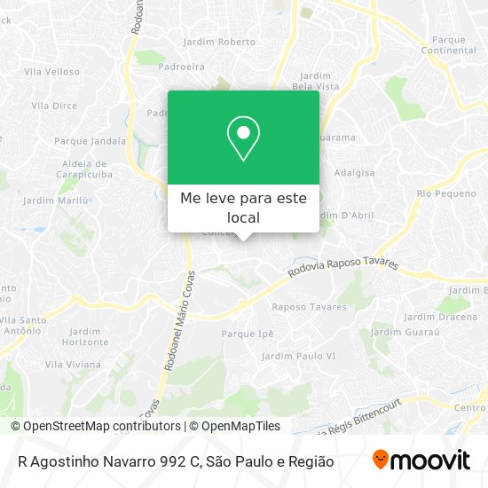 R Agostinho Navarro 992 C mapa