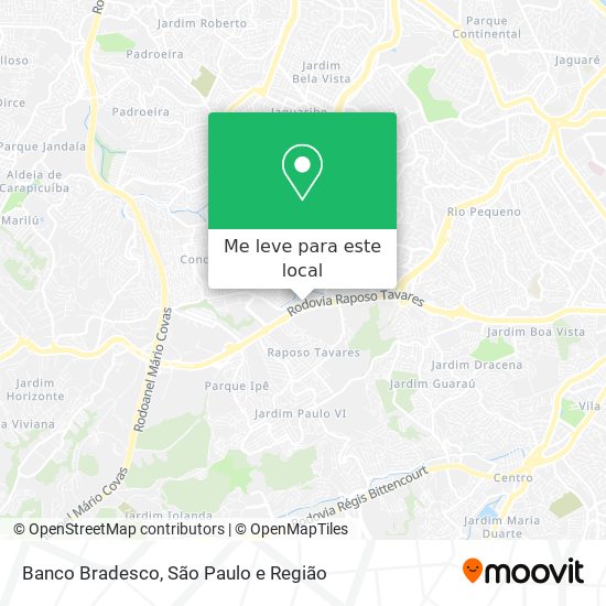 Banco Bradesco mapa