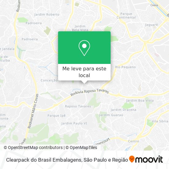 Clearpack do Brasil Embalagens mapa