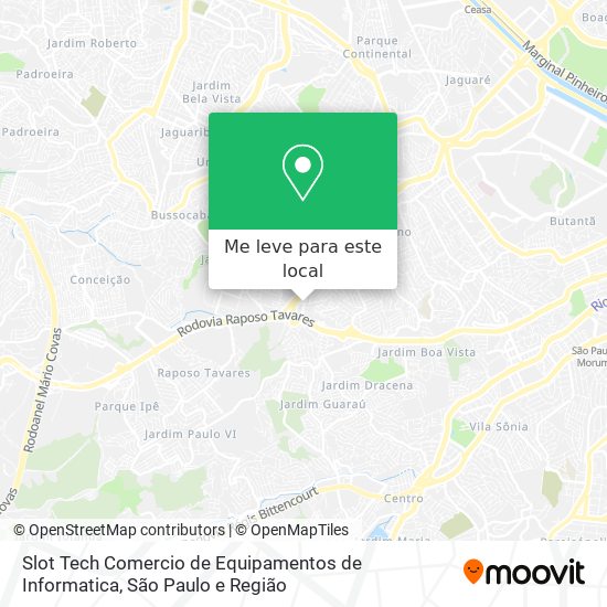 Slot Tech Comercio de Equipamentos de Informatica mapa