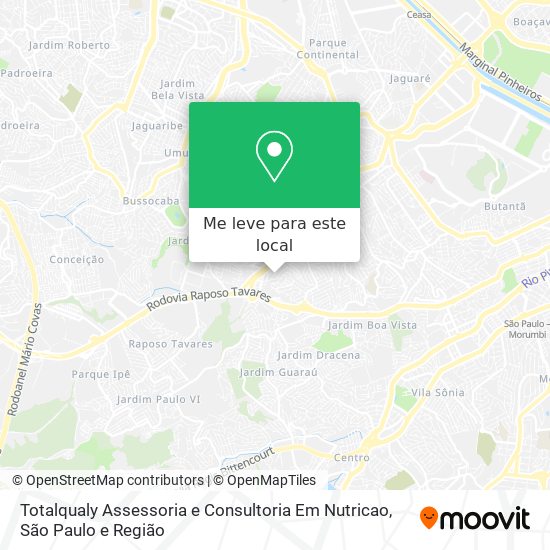 Totalqualy Assessoria e Consultoria Em Nutricao mapa