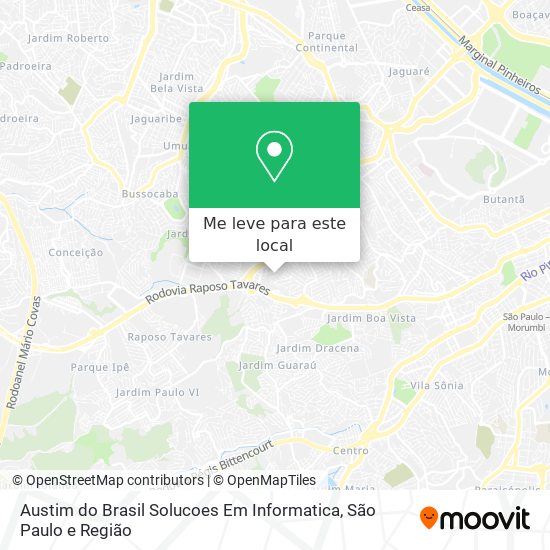 Austim do Brasil Solucoes Em Informatica mapa