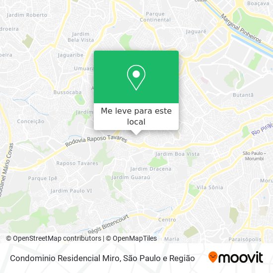 Condominio Residencial Miro mapa