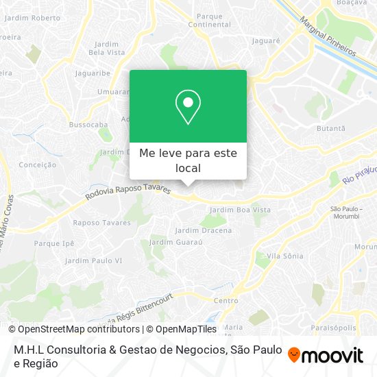 M.H.L Consultoria & Gestao de Negocios mapa